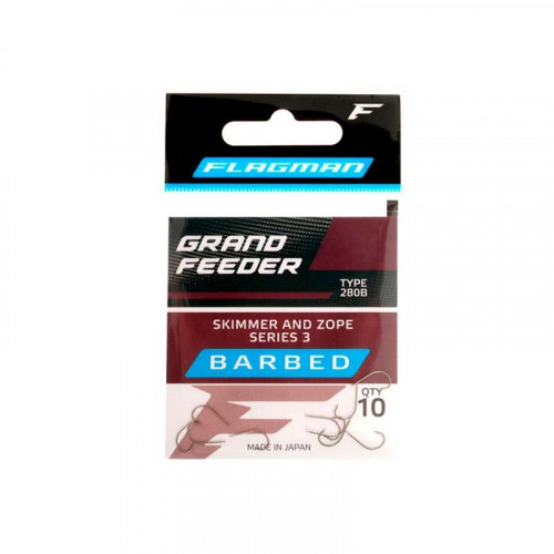 FLAGMAN Крючок Grand Feeder Skimmer And Zope Series 3 №10 10шт