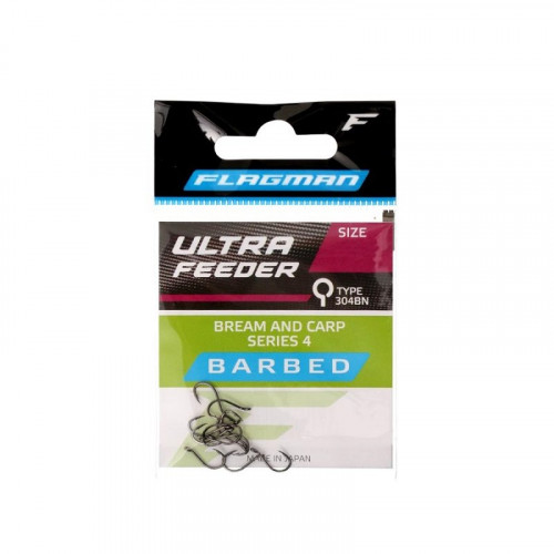 FLAGMAN Крючок Ultra Feeder Bream And Carp Series 4 №14 12шт