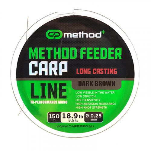 Леска CARP PRO Method+ Method Feeder Carp 150м 0,25мм