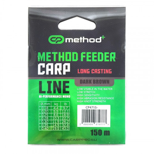 Леска CARP PRO Method+ Method Feeder Carp 150м 0,40мм