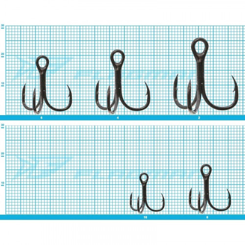 FLAGMAN Крючок тройной Treble hook F41 №10 5шт