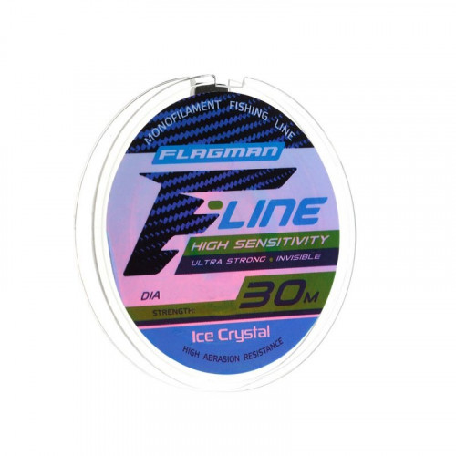 Леска FLAGMAN F-Line Ice Crystal 30м 0,20мм