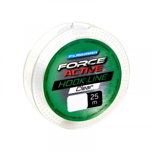 Леска Flagman Force Active Hook Lenght 25м 0.18мм