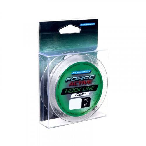 Леска Flagman Force Active Hook Lenght 25м 0.18мм