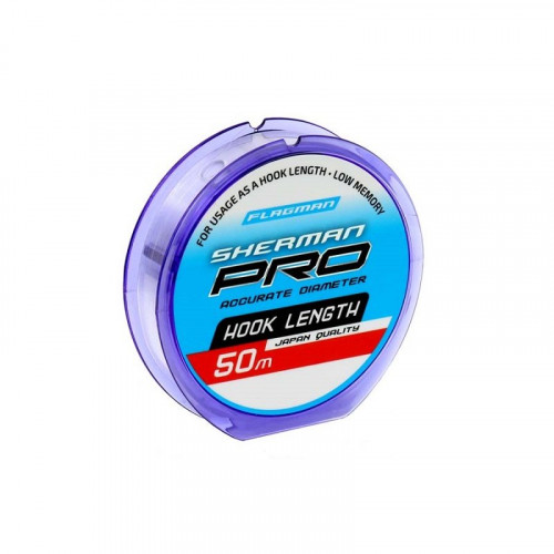 Леска Flagman Sherman Pro Hook Length 50м 0.091мм