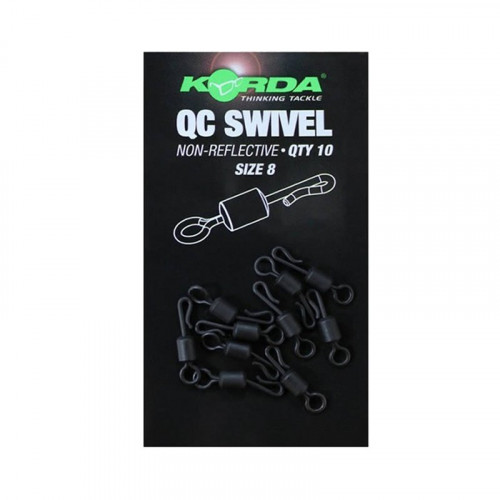 KORDA Вертлюг с быстросъемом Kwick Change Swivel №8