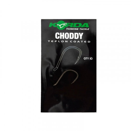 KORDA Крючок Choddy №6 с бородкой 10шт