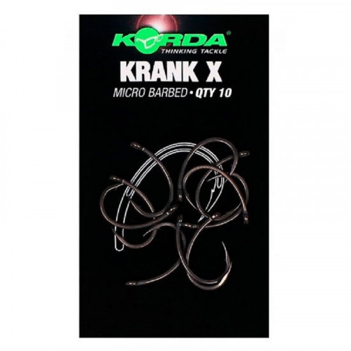 KORDA Крючок Krank-X №8 с бородкой 10шт