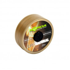 KORDA Поводковый материал Super Natural Gravel Brown 18lb 20м