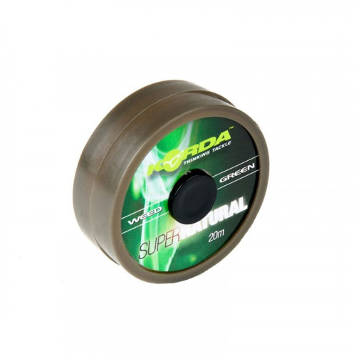 KORDA Поводковый материал Super Natural Weedy Green 18lb 20м