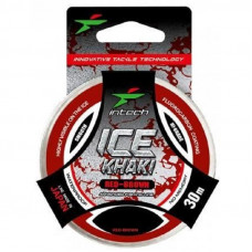 Леска Intech Ice Khaki 30m red-brown 0.185mm/2.9kg