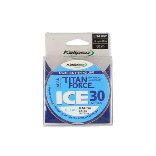 Леска Kalipso Titan Force Ice CL 30м 0.12мм