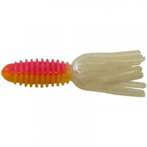 Силикон Big Bite Baits Slab Tube 1.75" Pink/Yellow Pearl