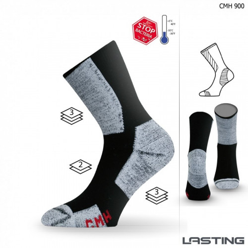 Носки Lasting CMH 901 polypropylene+acryl серый L(42-45)