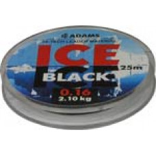 Леска зимняя Adams Ice black 25/0.12
