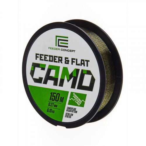 Леска моно. Feeder Concept FEEDER&FLAT Camo 150/027