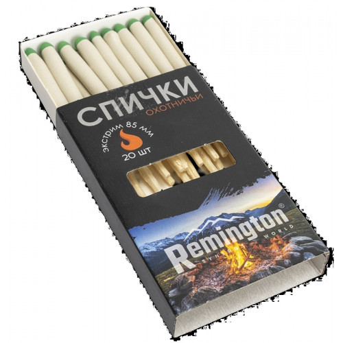Спички Remington SW охотничьи (экстрим) 85 мм