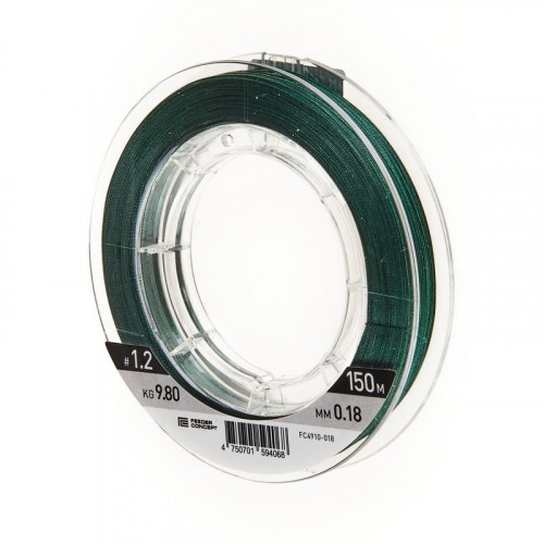 Леска плет. Feeder Concept Distance х8 BRAID Dark Green 150/018