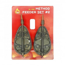 OGON FISH In line Method Feeder Set #2 2 кормушки  40+40 gr