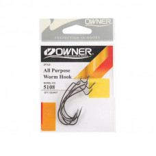 OWNER Крючок All Purpose Softbait Hook BC №1/0 5шт