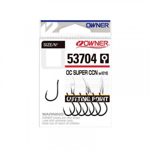 OWNER Крючок Cut Super CCN w/eye BC №6 7шт