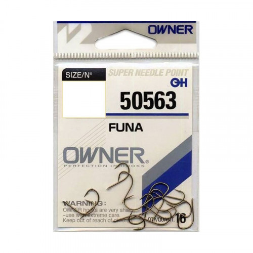 OWNER Крючок Funa brown №12 18шт