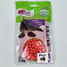 Воздушное пенотесто Fluoro PUFFI Grizzly baits (Слива) 30g