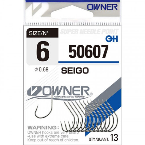 OWNER Крючок Seigo nickel №14 14шт