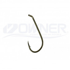 OWNER Крючок Tenkara Down w/eye brown №8 10шт