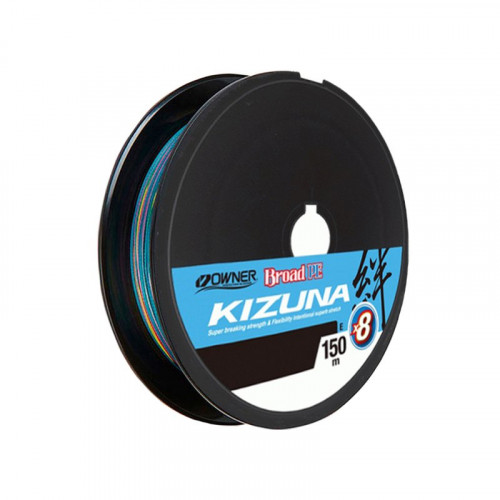 OWNER Шнур Kizuna X8 Broad PE chartreuse 135м 0,17мм 9,2кг