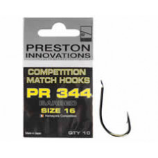 PRESTON Гачки COMPETITION HOOKS 344 - SIZE 18