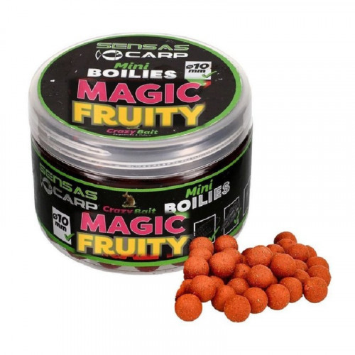 Мини бойлы Sensas Crazy Bait MAGIC FRUITY 10мм 0.08кг