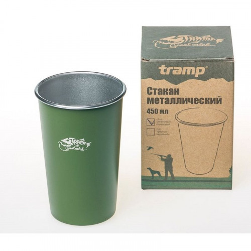 Tramp стакан металлический TRC-099 (оливковый, 450мл)