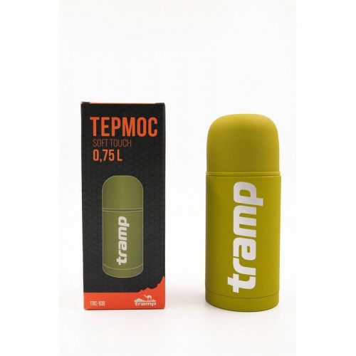 Tramp термос Soft Touch 0,75 л. (оливковый)