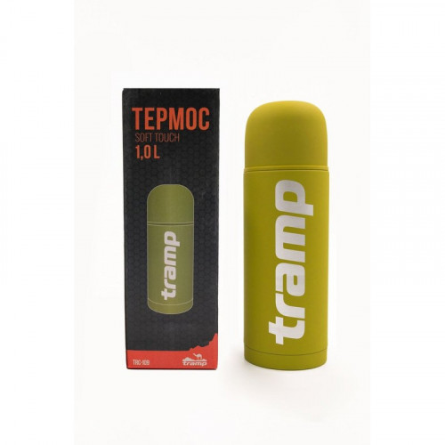 Tramp термос Soft Touch 1,0 л. (оливковый)