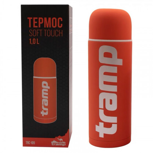 Tramp термос Soft Touch 1,0 л. (Оранжевый)
