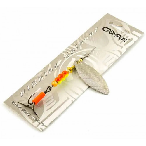 Блесна вращающаяся Caiman Longy Caterpillar 10гр #3 цвет CA02
