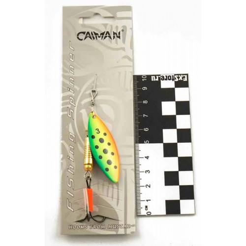 Блесна вращающаяся Caiman Longy classic 10гр #3 цвет CA04