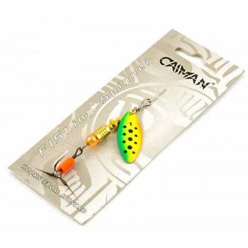 Блесна вращающаяся Caiman Longy classic 6гр #1 цвет CA04