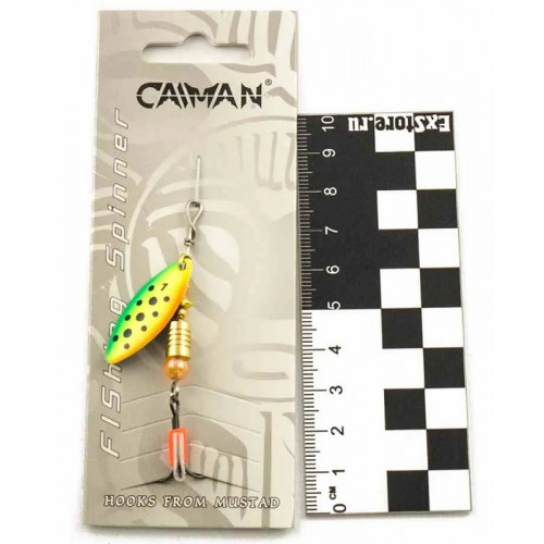Блесна вращающаяся Caiman Longy classic 6гр #1 цвет CA04