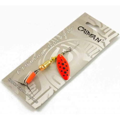 Блесна вращающаяся Caiman Longy classic 6гр #1 цвет CA11