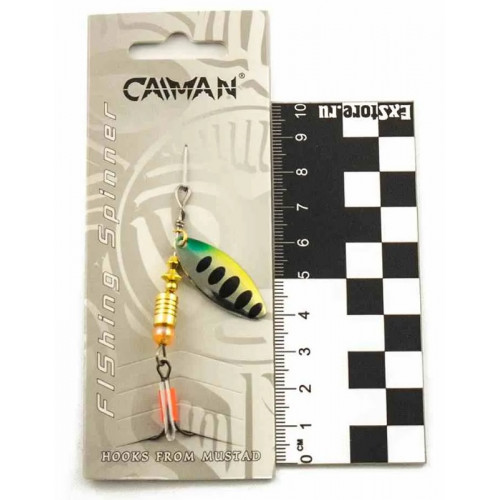 Блесна вращающаяся Caiman Longy classic 6гр #1 цвет CA12