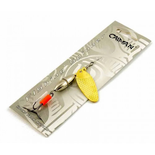 Блесна вращающаяся Caiman Oval core 15гр #5 цвет CA03