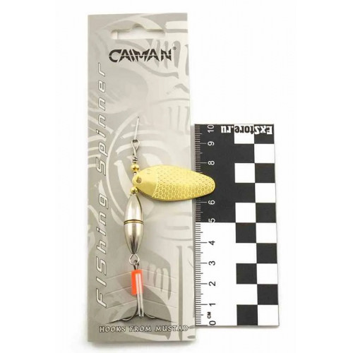 Блесна вращающаяся Caiman Oval core 15гр #5 цвет CA03