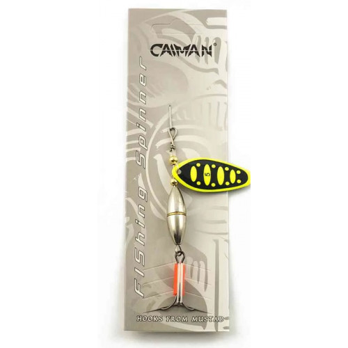 Блесна вращающаяся Caiman Oval core 15гр #5 цвет CA16