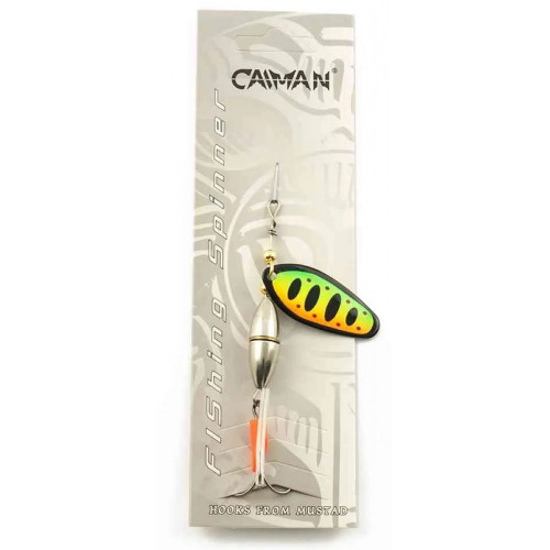 Блесна вращающаяся Caiman Oval core 15гр #5 цвет CA17