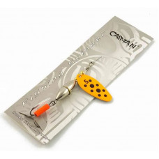 Блесна вращающаяся Caiman Oval core 15гр #5 цвет CA19