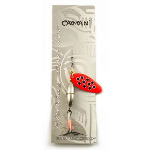 Блесна вращающаяся Caiman Oval core 15гр #5 цвет CA23