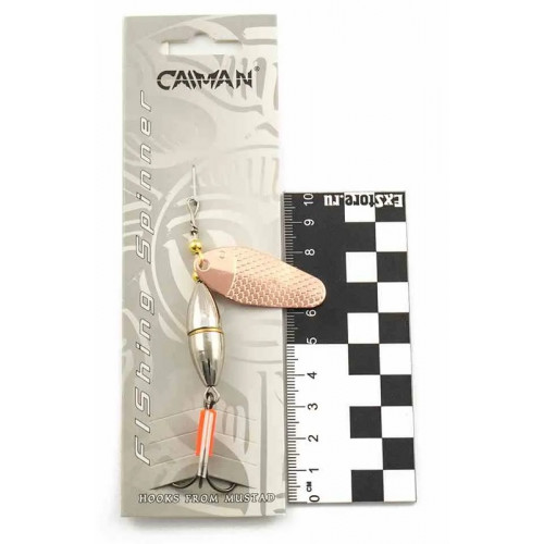 Блесна вращающаяся Caiman Oval core 20гр #6 цвет CA01