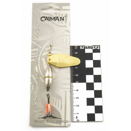 Блесна вращающаяся Caiman Oval core 20гр #6 цвет CA03